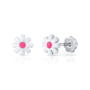 Brincos La Petra Flor Rosa