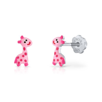 Brincos La Petra Girafa Rosa