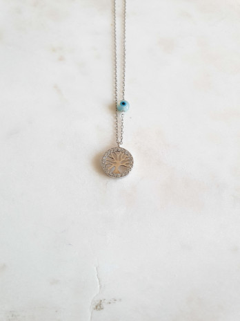 COLAR ÁRVORA VIDA PRATA