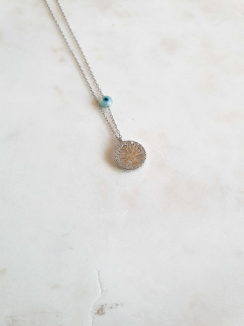 COLAR ÁRVORA VIDA PRATA