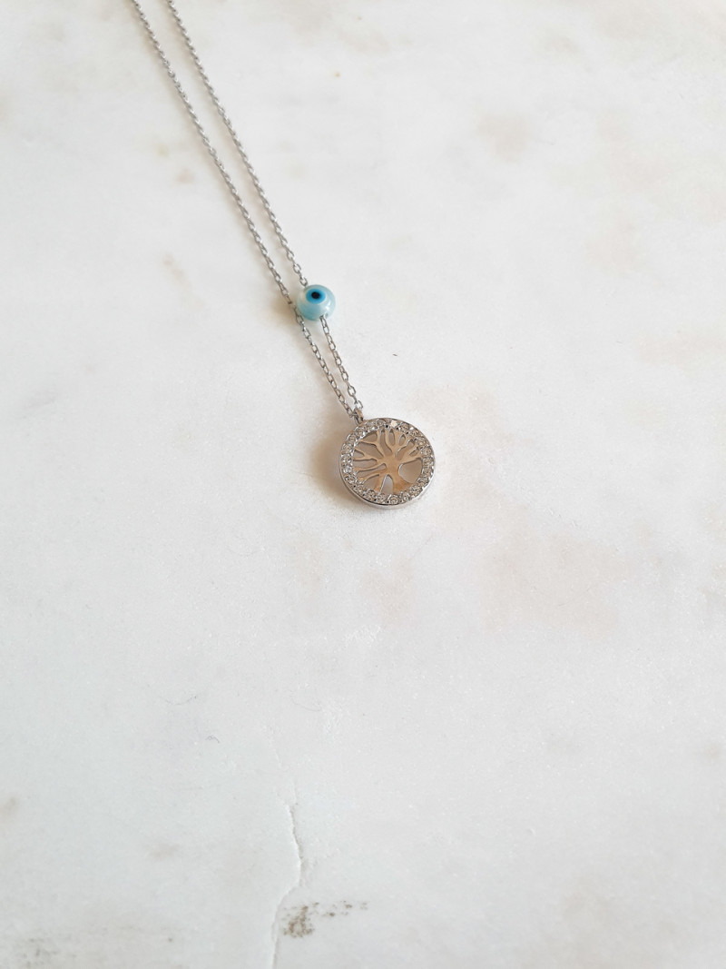 COLAR ÁRVORA VIDA PRATA