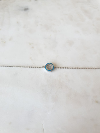 PULSEIRA SIMPLE BLUE PRATA