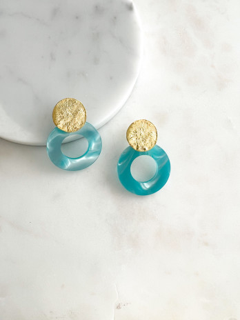 BRINCOS MARRAKECHE PRATA DOURADA