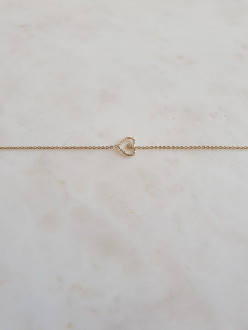 PULSEIRA SIMPLE HEART PRATA