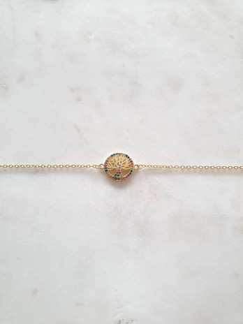 PULSEIRA FUNNY FAMILY TREE PRATA DOURADA