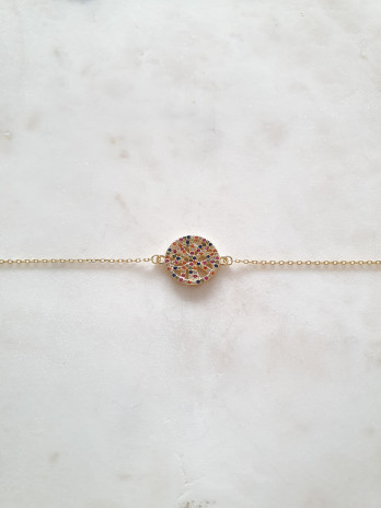 PULSEIRA FUNNY TREE PRATA DOURADA