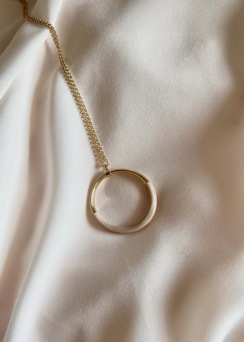 Colar Puglia Prata Dourada