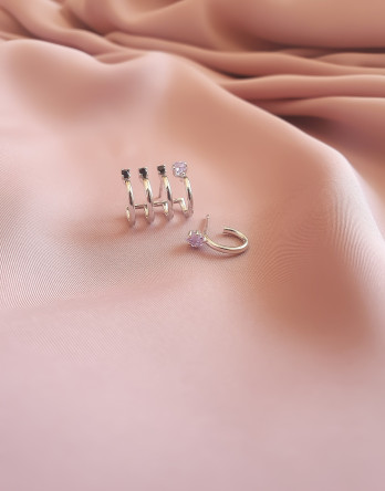 ARGOLA COM EAR CUFF BRINCO