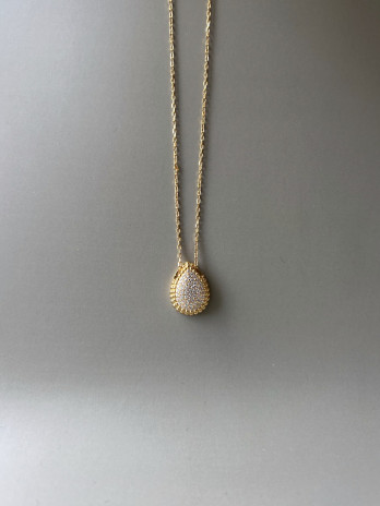 Colar Frejus Prata Dourada