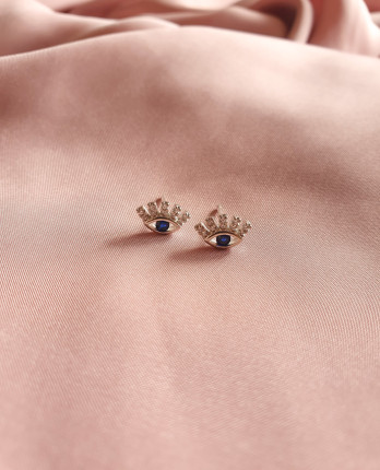 BRINCOS BEAUTY EYE PRATA