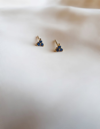 BRINCOS CINTY PRATA DOURADA