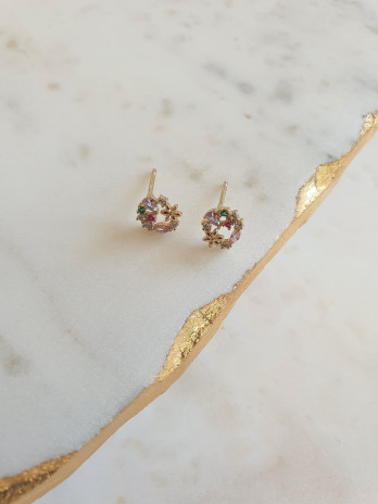 BRINCOS SUNNY PRATA DOURADA