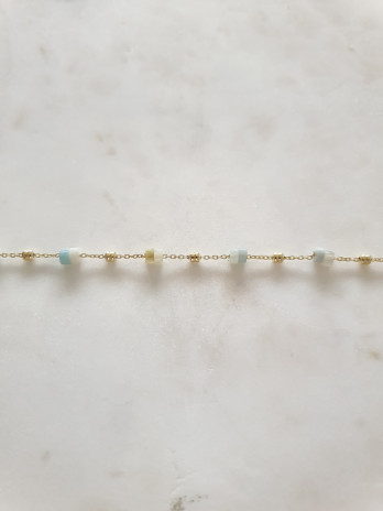 PULSEIRA MY STRASS GREEN PRATA DOURADA
