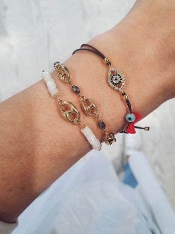 PULSEIRA MONZA 2 PRATA DOURADA