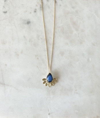 Colar Savina Prata Dourada