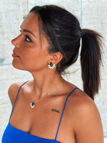 Colar Savina Prata Dourada