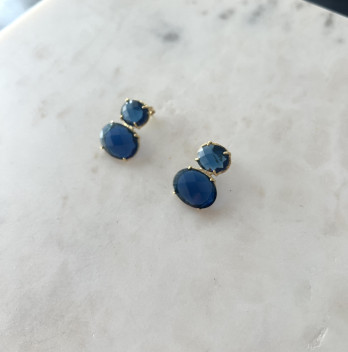 Brincos Cashy Prata Dourada