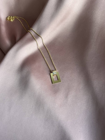 Colar Belo Horizonte Prata Dourada