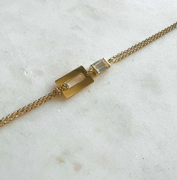 Pulseira Belo Horizonte Prata Dourada