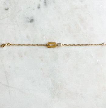 Pulseira Belo Horizonte Prata Dourada