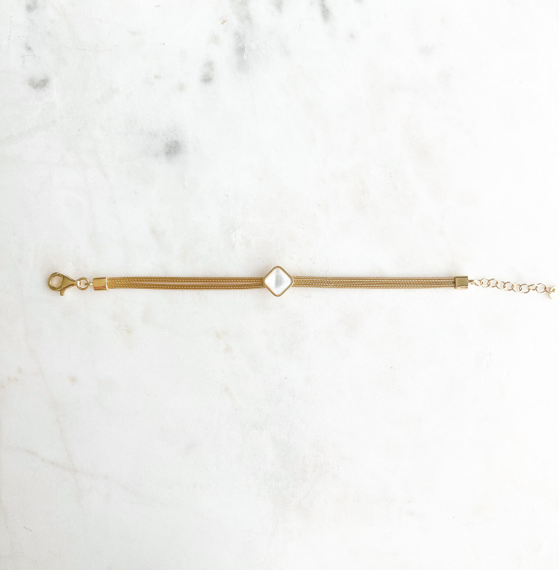 Pulseira Marselha Prata Dourada