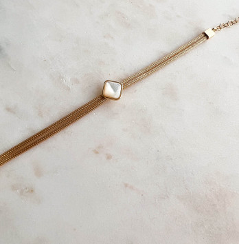 Pulseira Marselha Prata Dourada