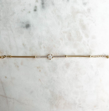 Pulseira Paris Prata Dourada