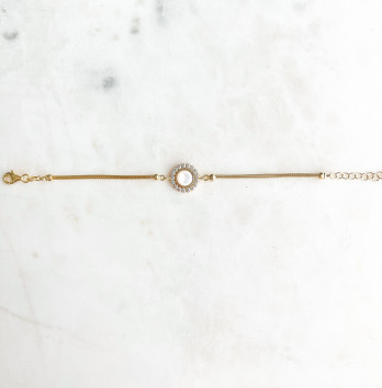 Pulseira Nice Prata Dourada