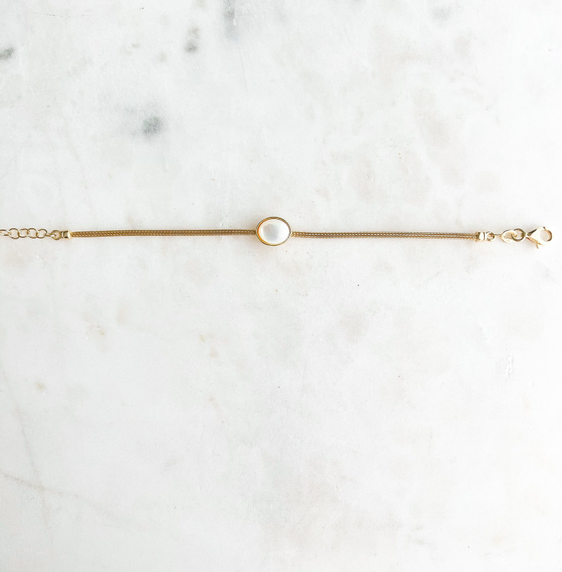 Pulseira Louvre Prata Dourada