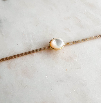 Pulseira Louvre Prata Dourada