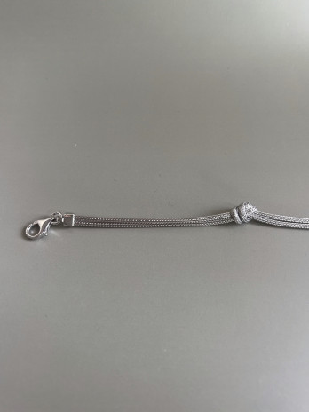Pulseira Knot My Life Prata