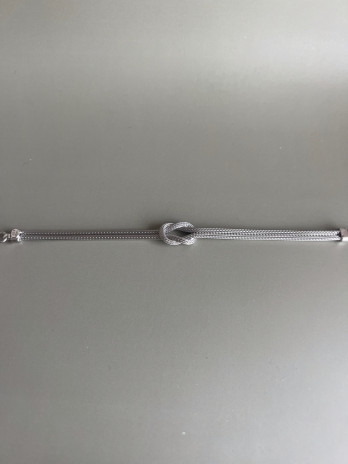 Pulseira Knot My Life Prata