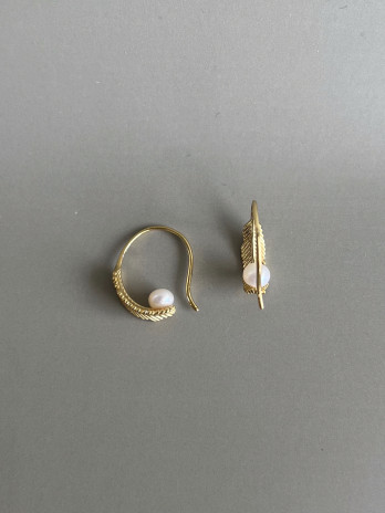 Brincos Nice Prata Dourada