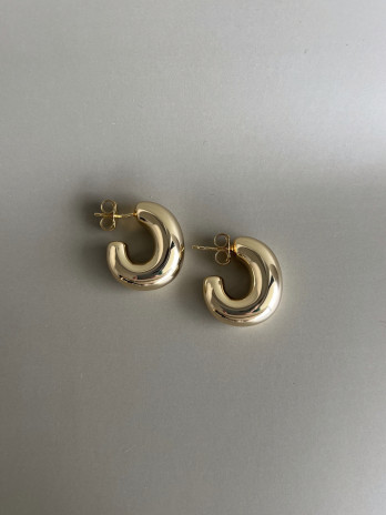 Brincos Raphael Prata Dourada