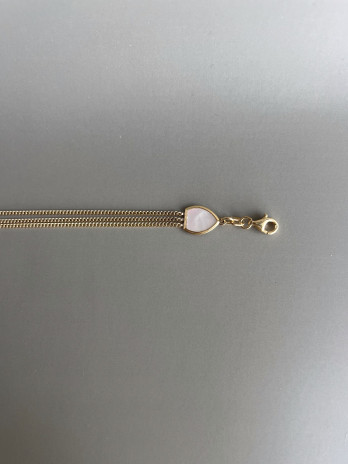 Pulseira Ferrat Prata Dourada