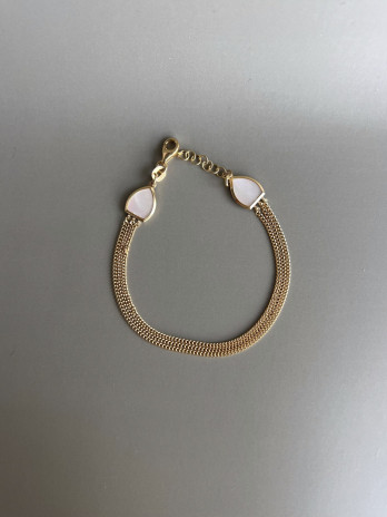 Pulseira Ferrat Prata Dourada