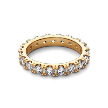 ANEL SPARKLING ROW ETERNITY PANDORA OURO 14K