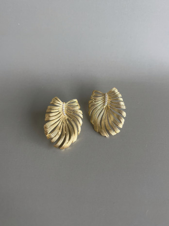 Brincos Capri Prata Dourada