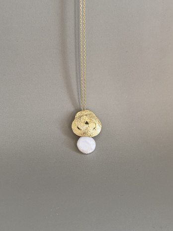 Colar Medusa III Prata Dourada