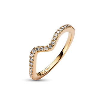 ANEL SPARKLING WAVE PANDORA 14K GOLD PLATED