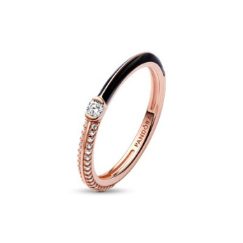 ANEL PANDORA ME PAVÉ & BLACK