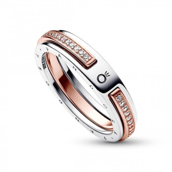 Anel Logo Pavé Pandora