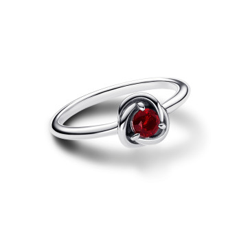 Anel Red Eternity Circle Pandora