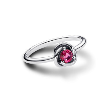 Anel Pink Eternity Circle Pandora