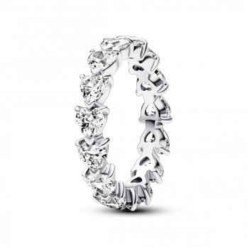Anel Hearts Sterling Silver Pandora