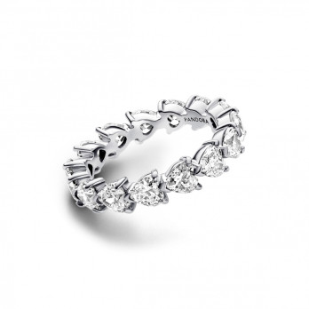 Anel Hearts Sterling Silver Pandora