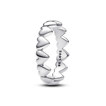 Anel Hearts Silver Pandora