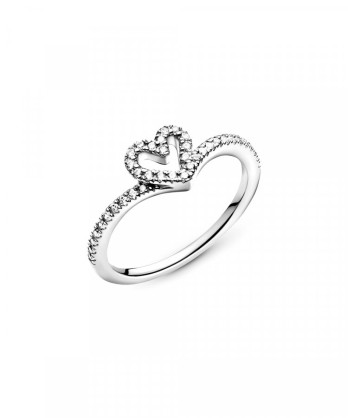 ANEL SPARKLING WISHBONE HEART PANDORA