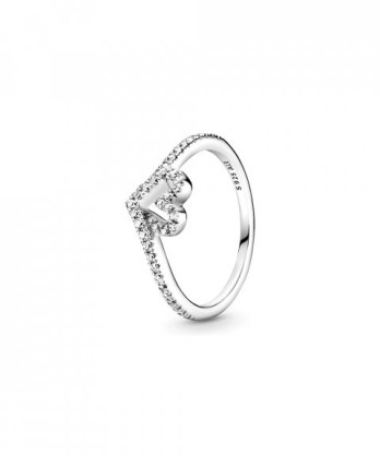 ANEL SPARKLING WISHBONE HEART PANDORA