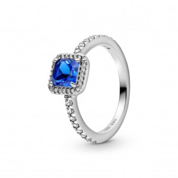 ANEL BLUE SQUARE SPARKLE HALO PANDORA
